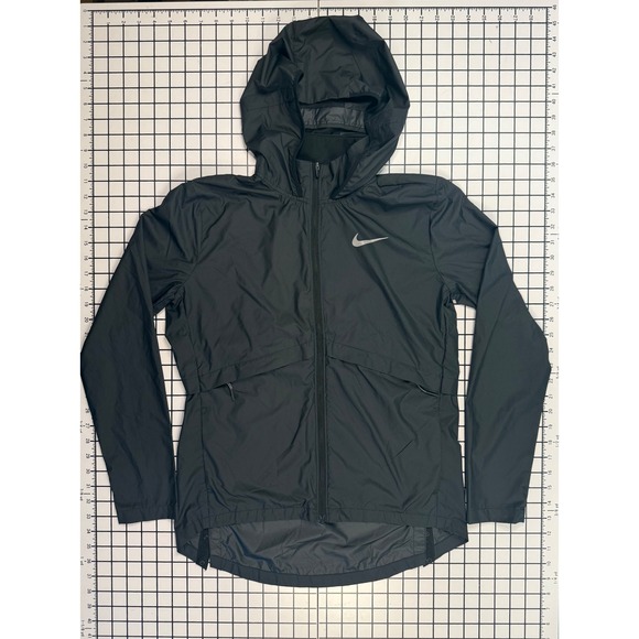 Jackets & Blazers - Nike Running Jacket Windbreaker - Black Hooded - Women's Small